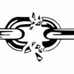 Broken Chain Tattoo PNG Transparent SVG Vector