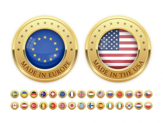 Gold Badge Made In Top Countries (PNG Transparent)