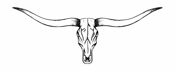 Longhorn Skull Tattoo PNG Transparent SVG Vector