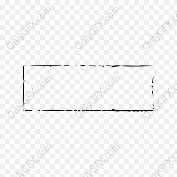 Rubber Rectangle Empty Stamp (PNG Transparent)