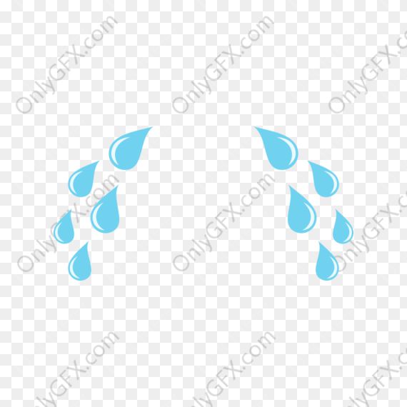 Crying Eye Drops Vector (EPS, SVG, PNG Transparent)