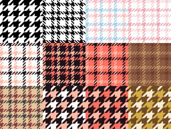 Houndstooth Pattern Background Vector (EPS, SVG, PNG Transparent)