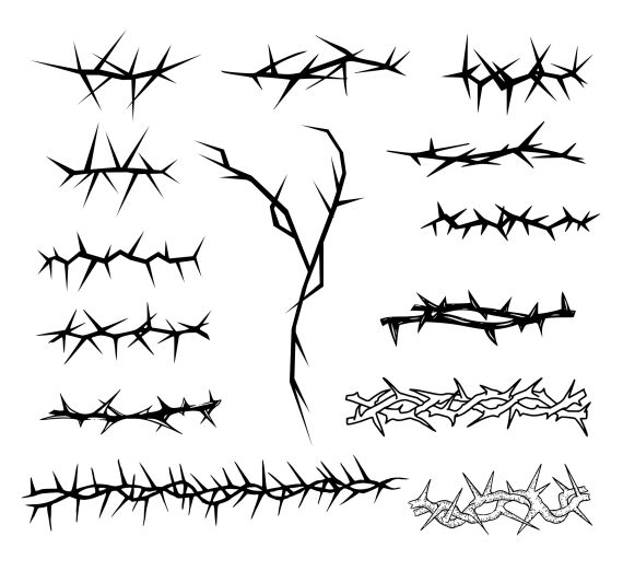 Thorns Tattoo Vector (EPS, SVG)