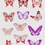 Butterfly Tattoo Vector (EPS, SVG)