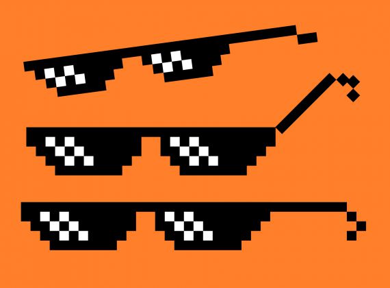 Deal With It Glasses (PNG Transparent)