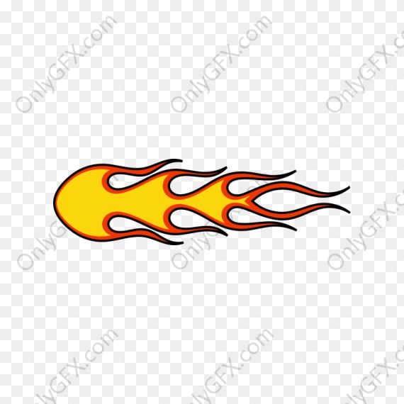 Hot Race Fire Flame (PNG Transparent)