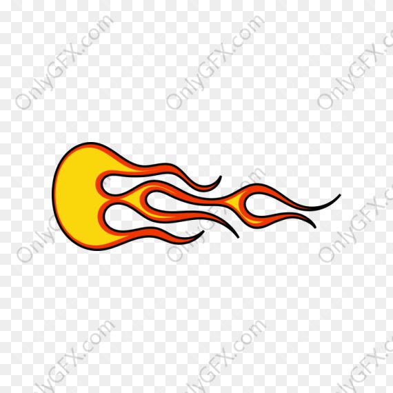 Hot Race Fire Flame (PNG Transparent)