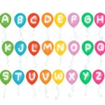 Colorful Balloon Alphabet Vector (EPS, SVG, PNG Transparent)