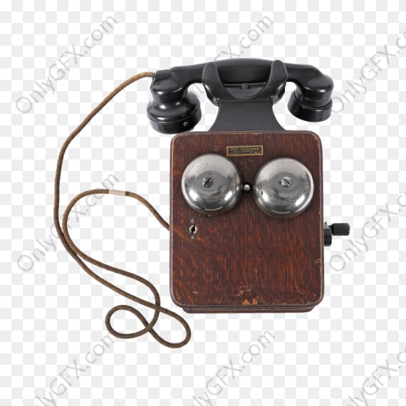 Vintage Telephone (PNG Transparent)