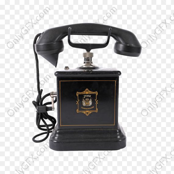 Vintage Telephone (PNG Transparent)