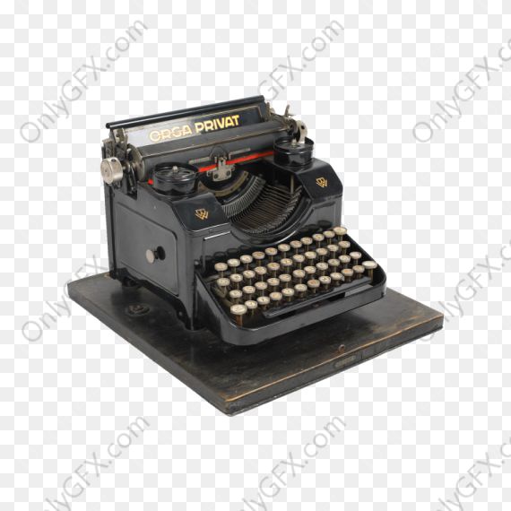 Vintage Typewriter (PNG Transparent)