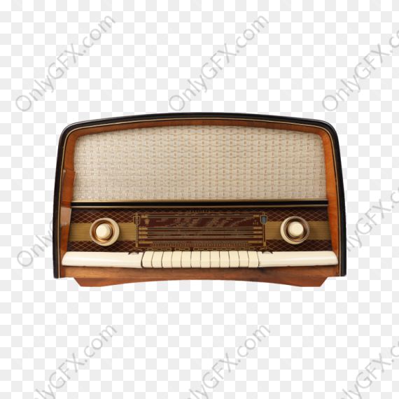Vintage Radio (PNG Transparent)