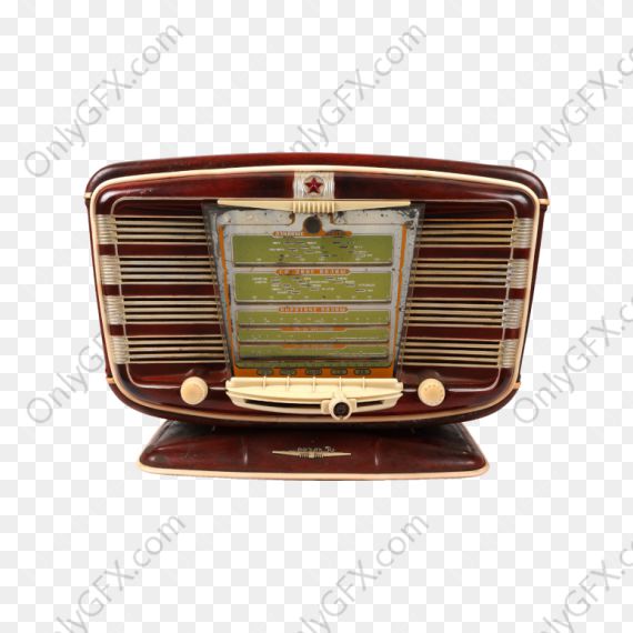 Vintage Radio (PNG Transparent)