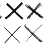 Grunge Graphite Pencil X Vector (EPS, SVG)
