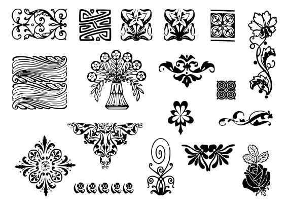 Vintage Page Decorations Vector (EPS, SVG)