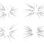 Radial Lines Comic Flash Explosion (PNG Transparent)