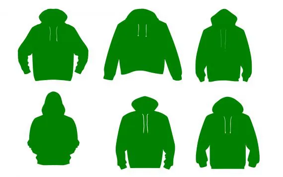 Hoodie Silhouette Vector (SVG)